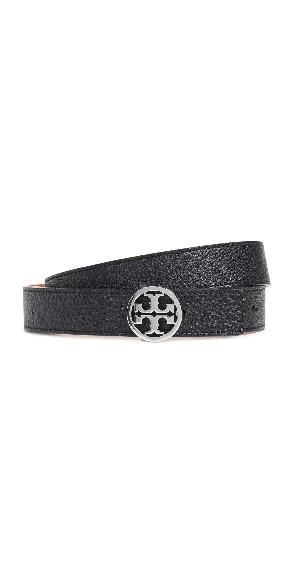 Tory Burch Logo Reversible Leather Belt