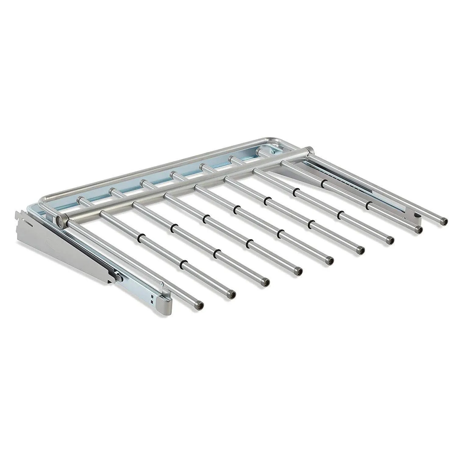 Rubbermaid Configurations Titanium Sliding Pants Rack