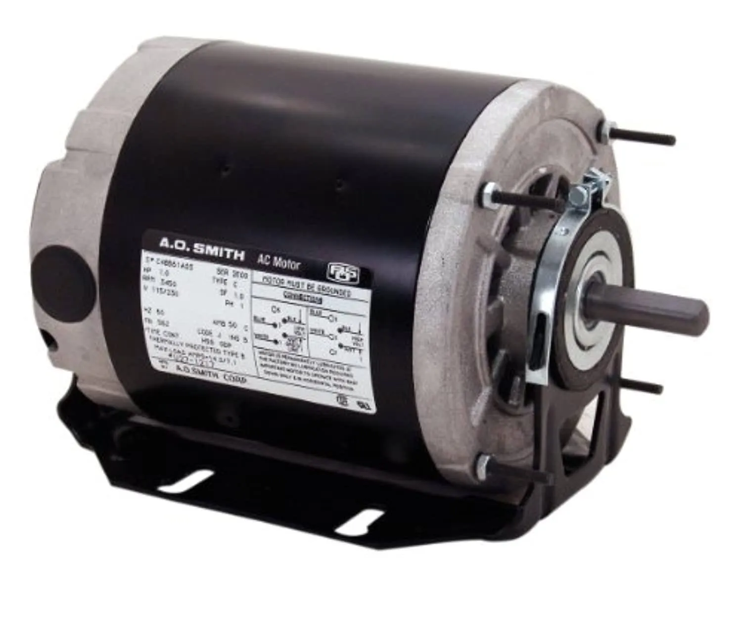 Century RB2034, General Purpose, 1/3 HP, 1725 RPM, 115V, ODP