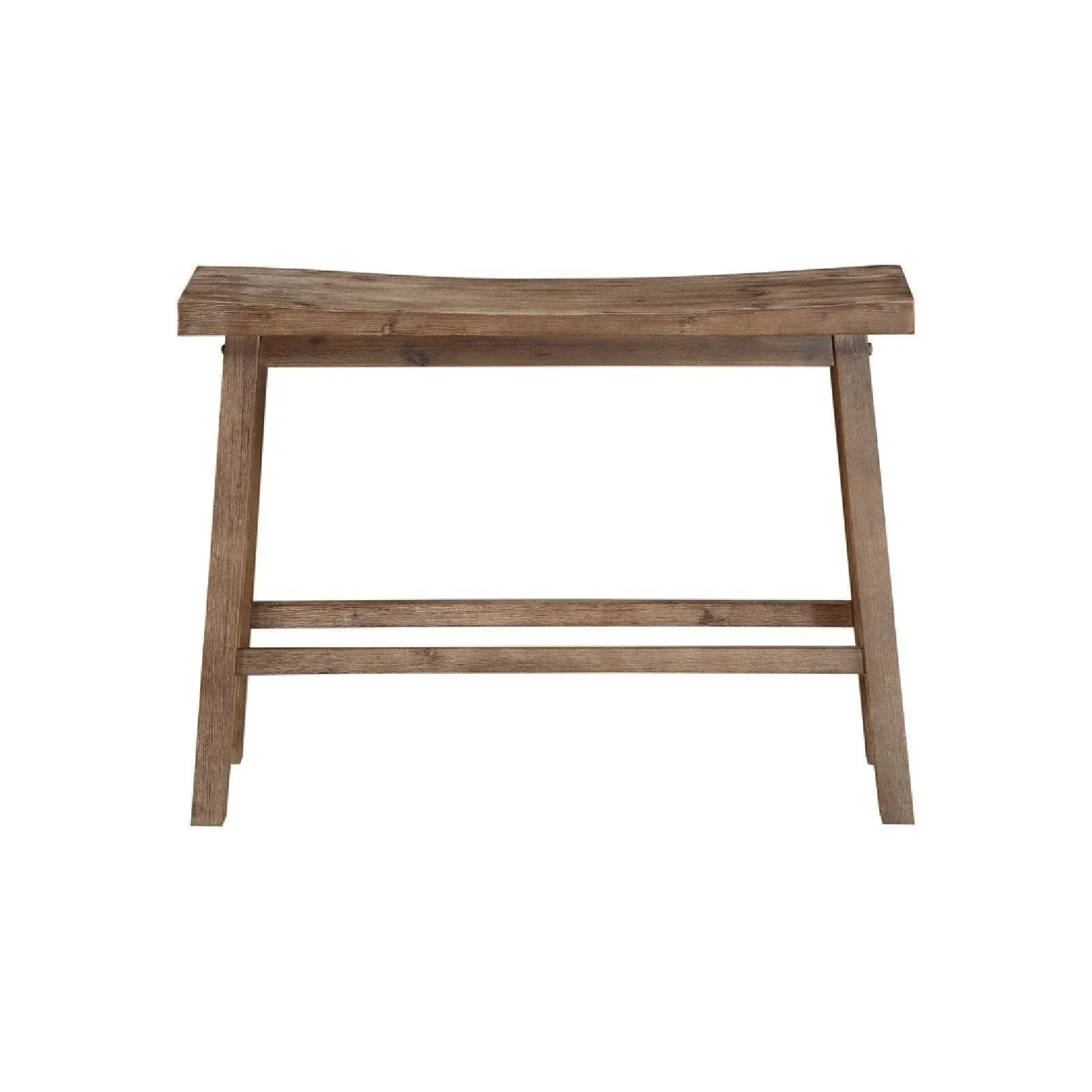 Boraam Sonoma Saddle Bench, Driftwood Gray