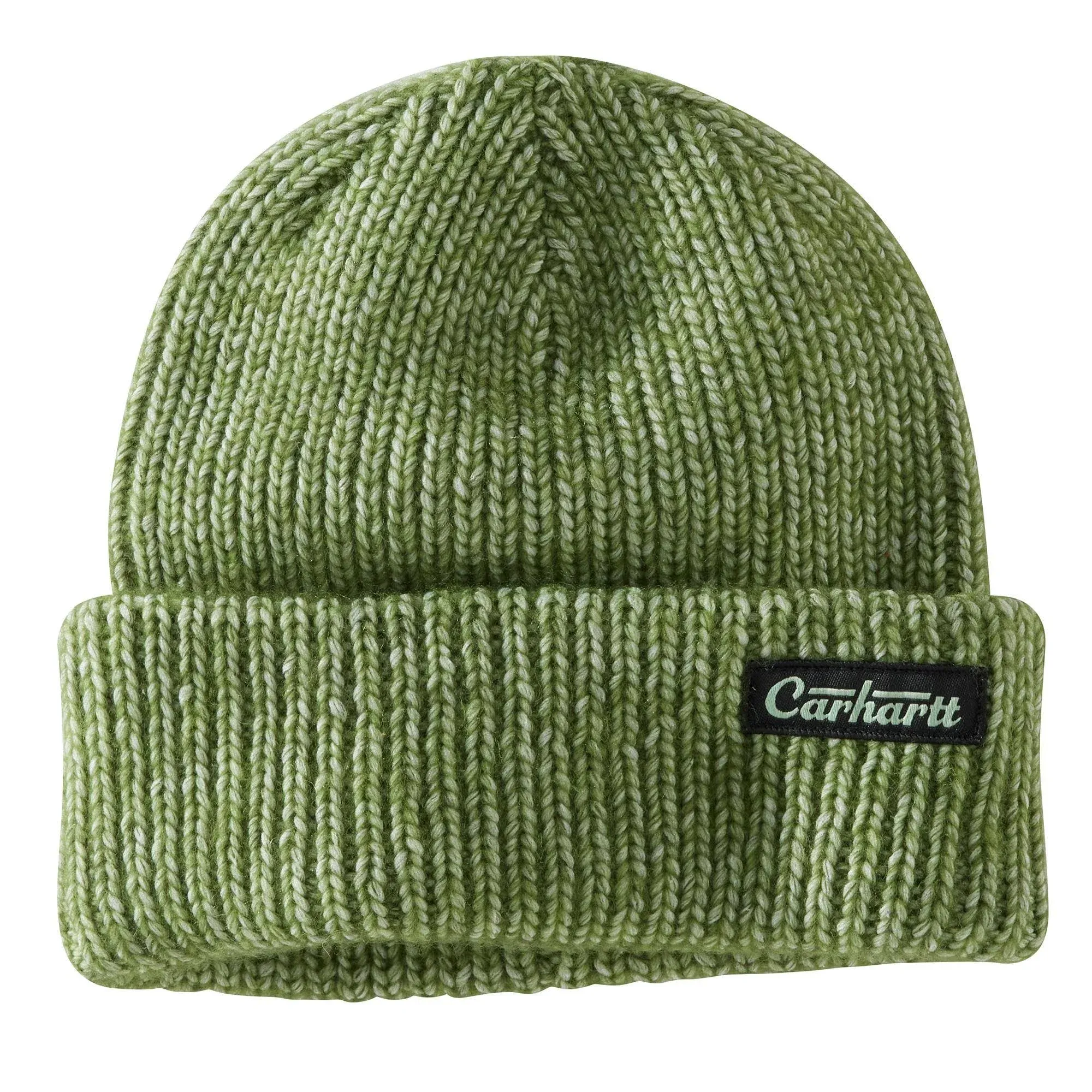 Carhartt Men's Rib Knit Patch Beanie | Chive