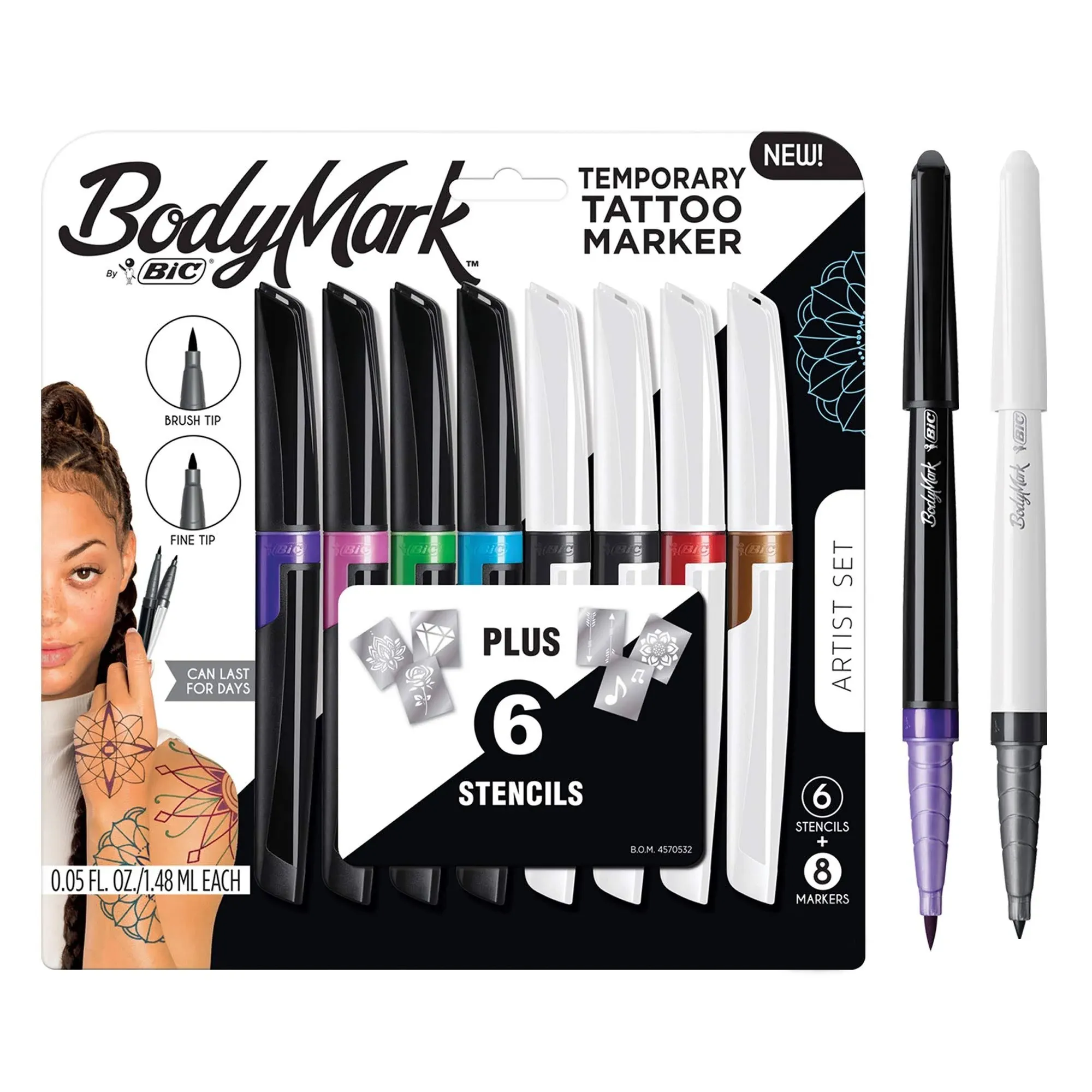 BIC BodyMark Temporary Tattoo Markers