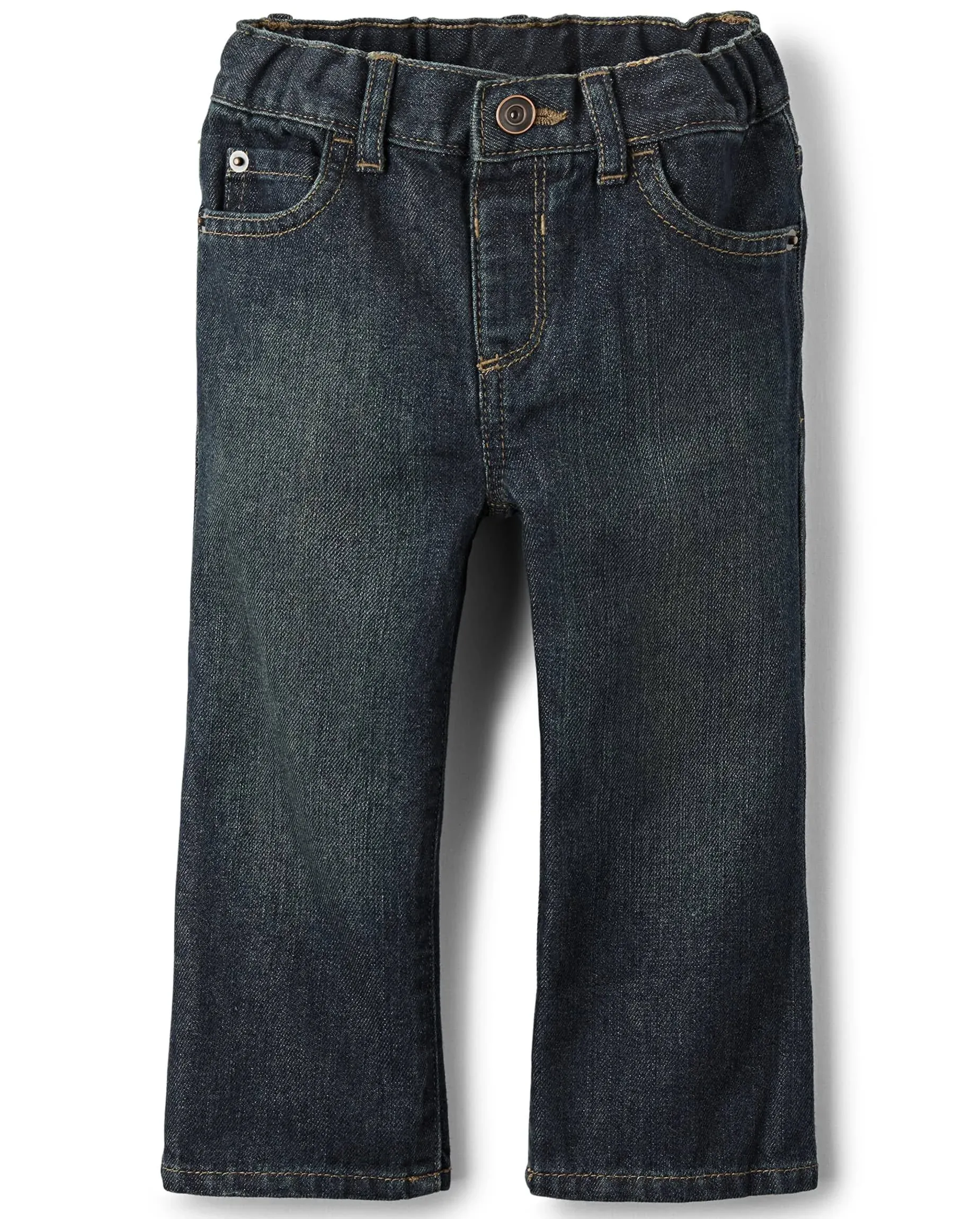 The Children's Place Baby Toddler Boys Basic Bootcut Jeans