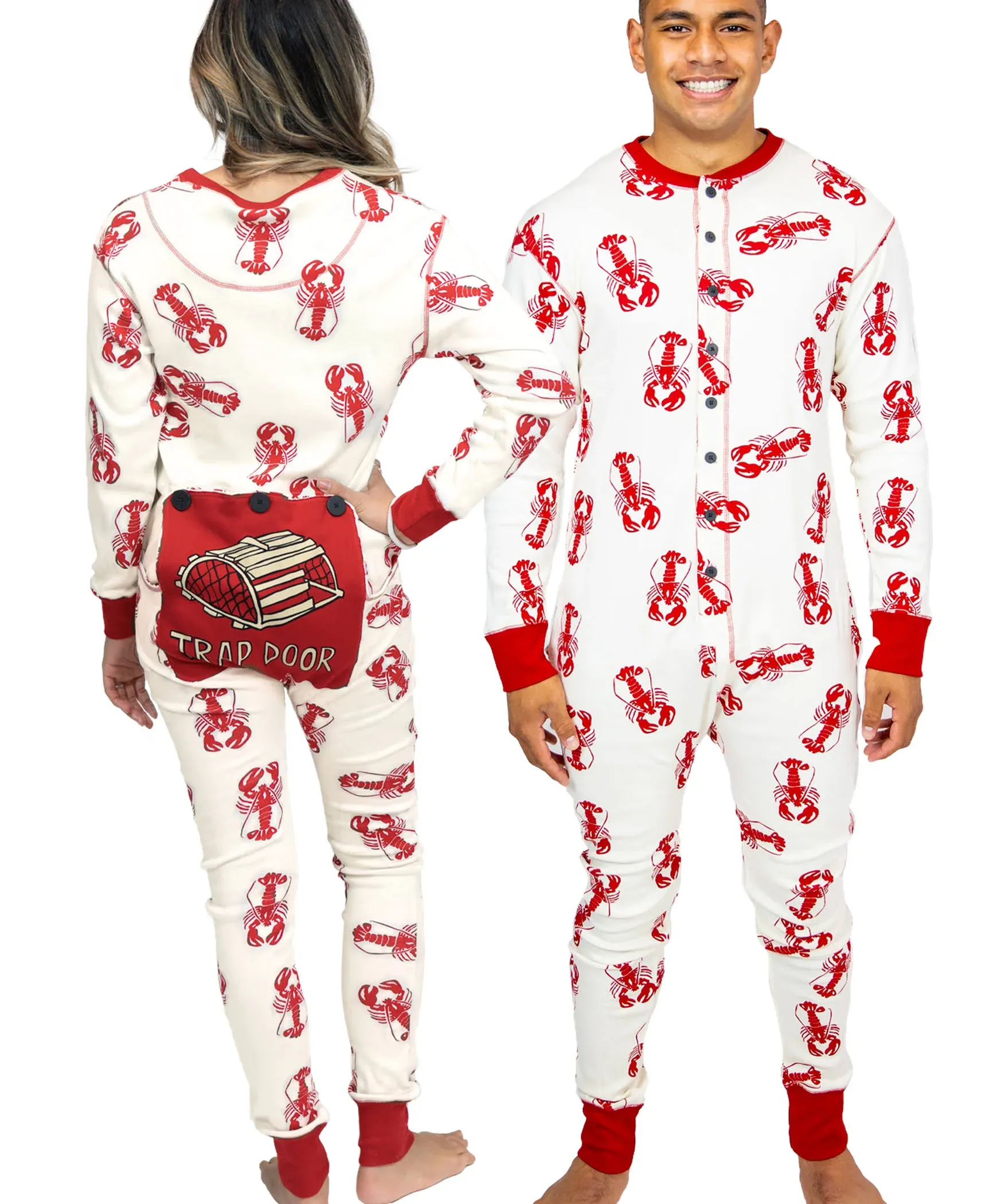 Trap Door Adult Lobster Onesie Flapjack