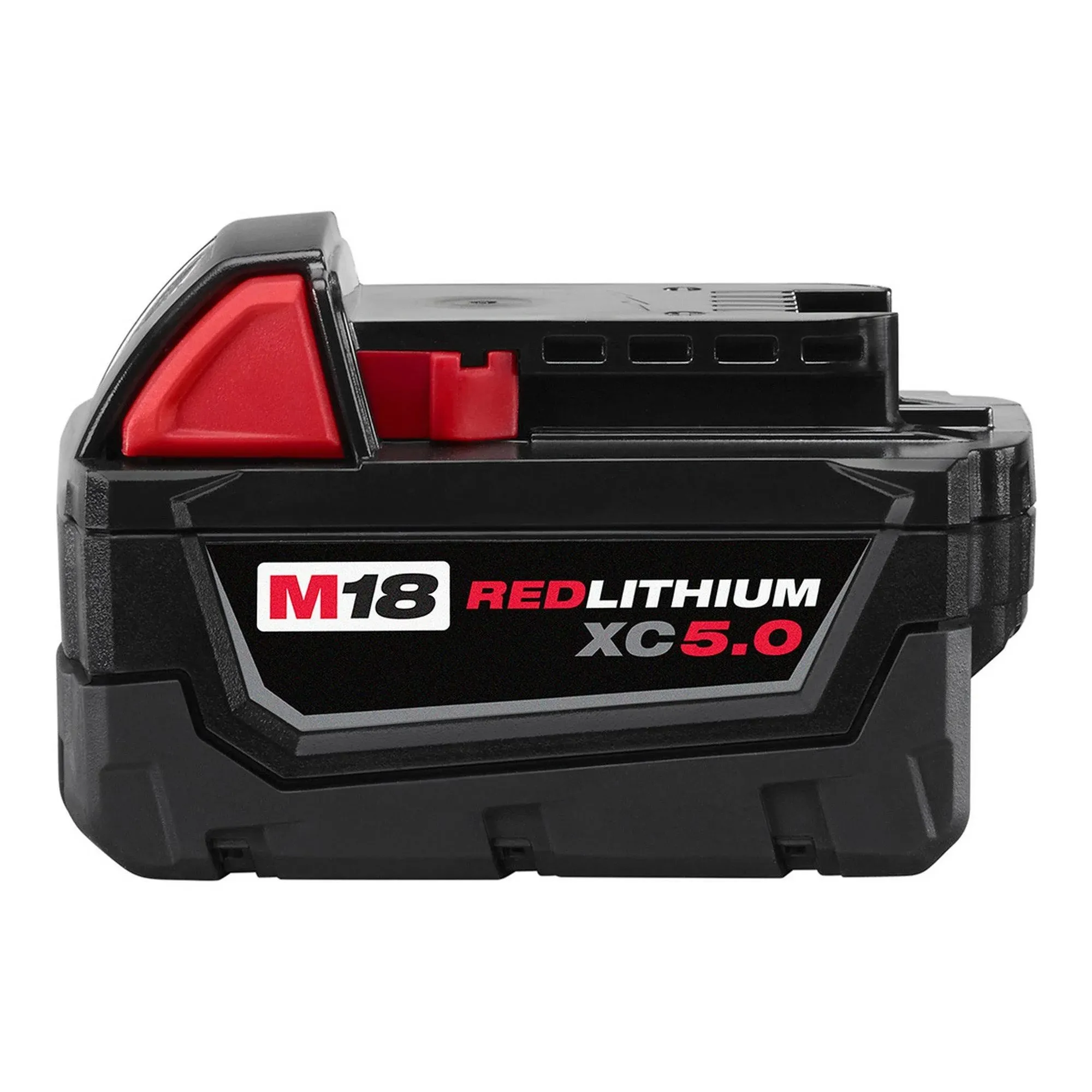 Milwaukee 48-11-1850R M18 18V 5.0 Ah Lithium-Ion XC Extended Capacity Resistant Battery 2 Pack