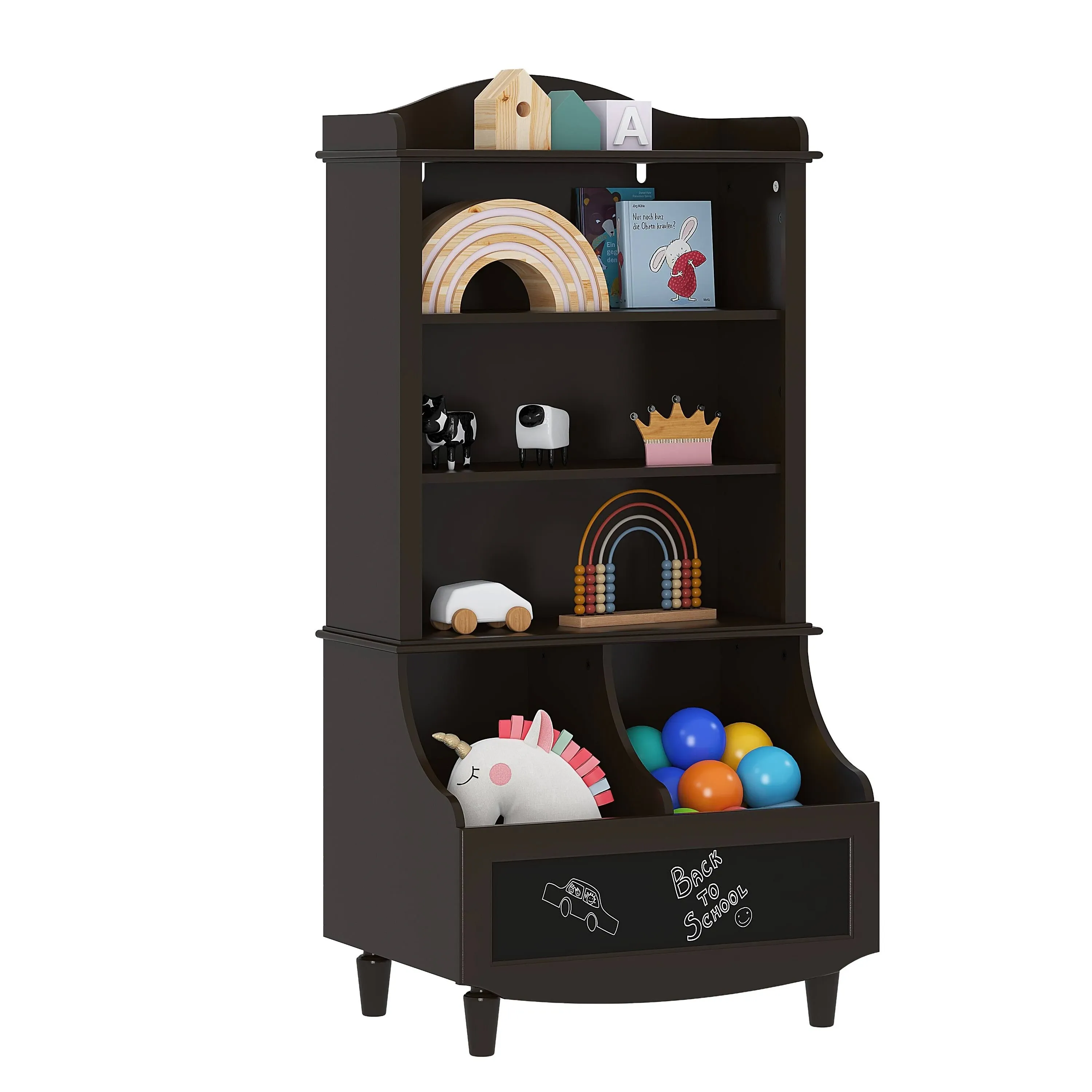 UTEX Kids Bookshelf and Toy Storage