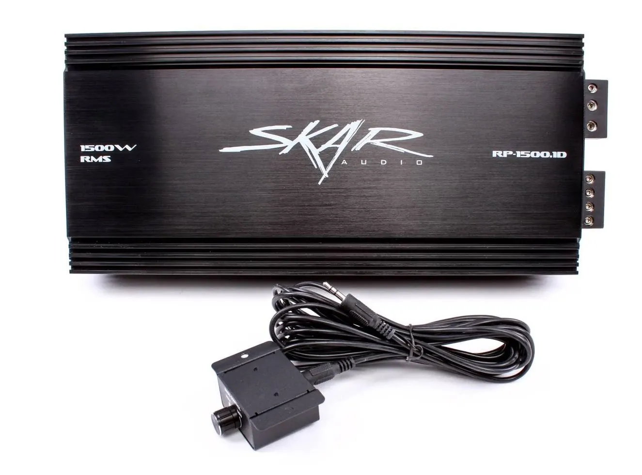 Skar Audio RP-1500.1D Monoblock Class D MOSFET Amplifier with Remote Subwoofer ...