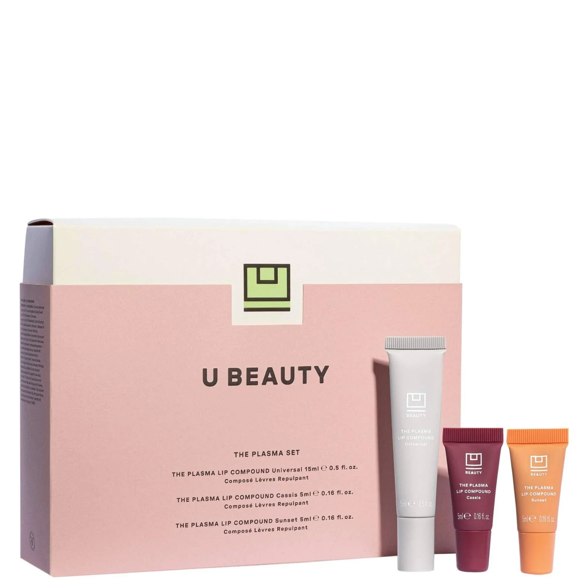 U BEAUTY The PLASMA Lip Compound MINI’s SET in SUNSET &amp; CASSIS NEW