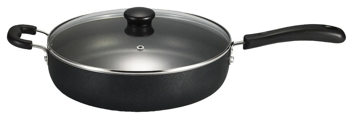  B36290 Specialty 5 Quart Jumbo Cooker Saute Pan with Glass 5-Quart Nonstick