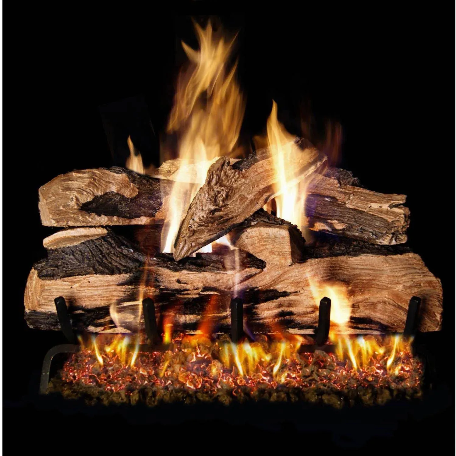 Real Fyre Vented Split Oak Designer Plus Gas Logs 30"