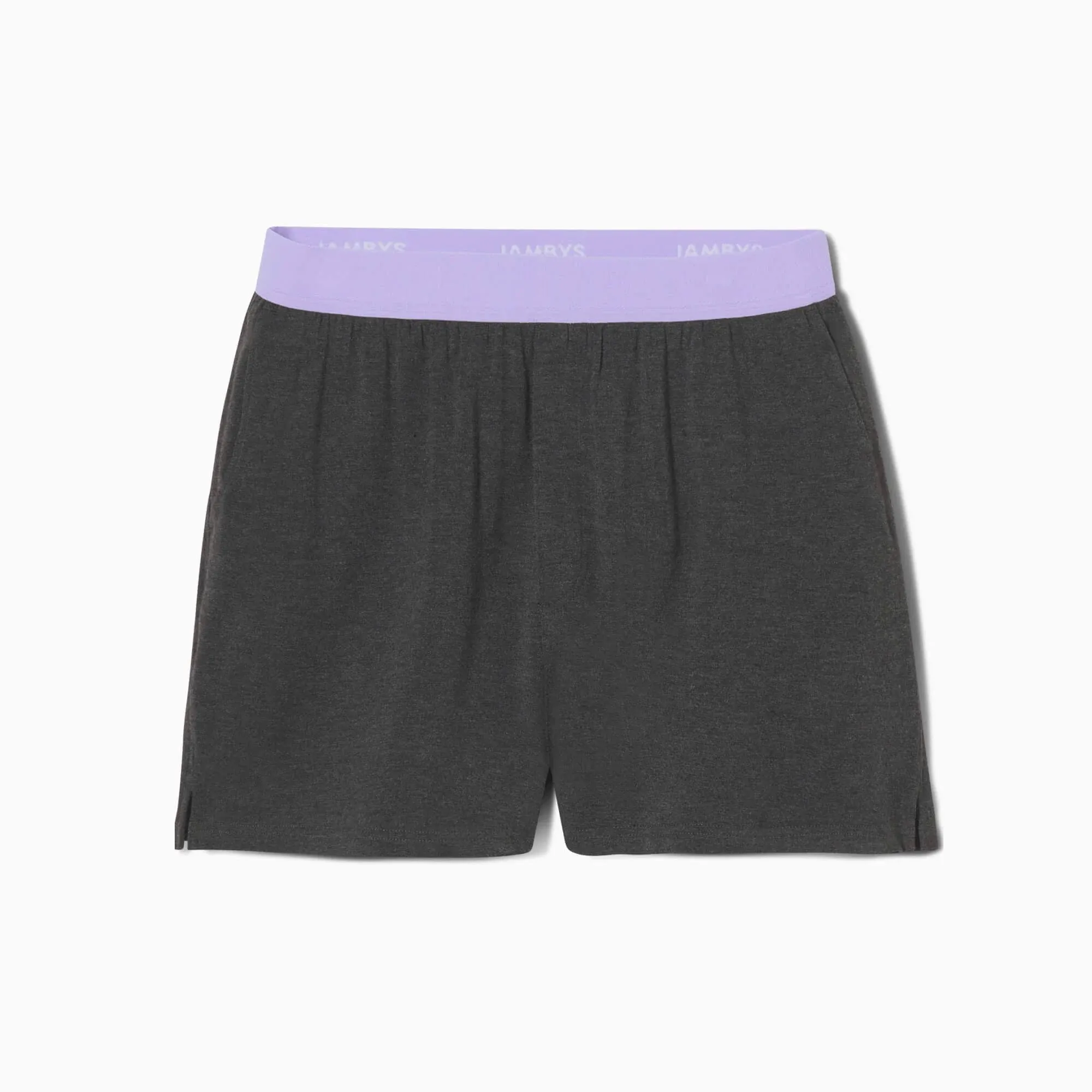 Boxers with Pockets | House Shorts | Jambys | Gray/Lavender