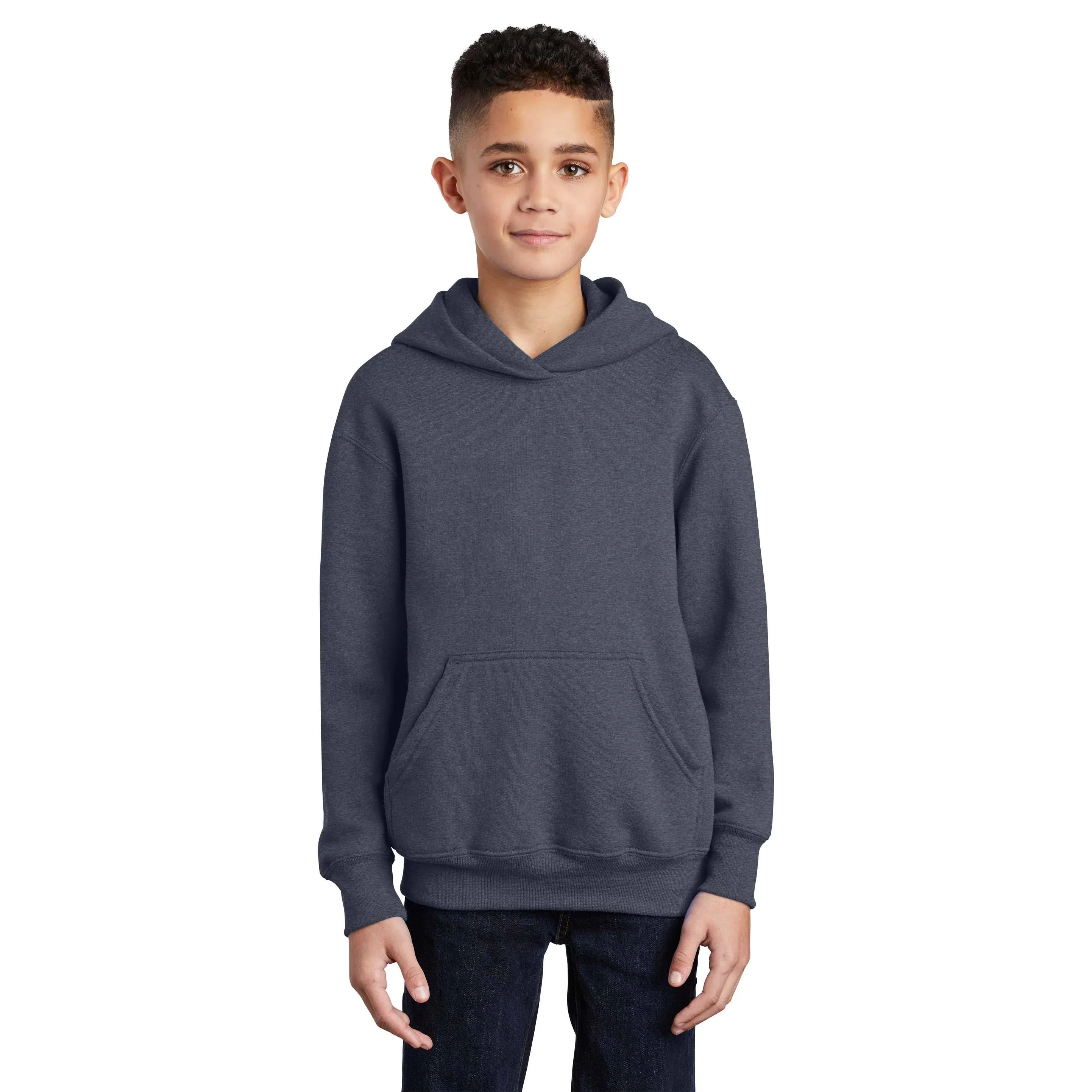 Port & Company Youth Core Fleece Pullover Hooded Sweatshirt