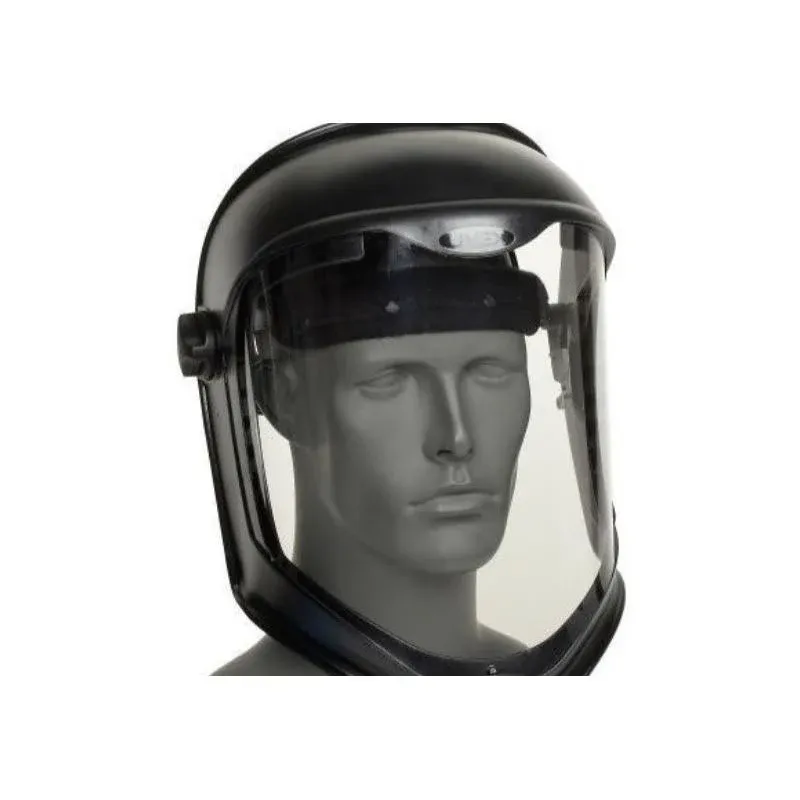 Uvex Bionic Face Shield with Clear Visor Hard-Coated with Anti-Fog Protection – S8510