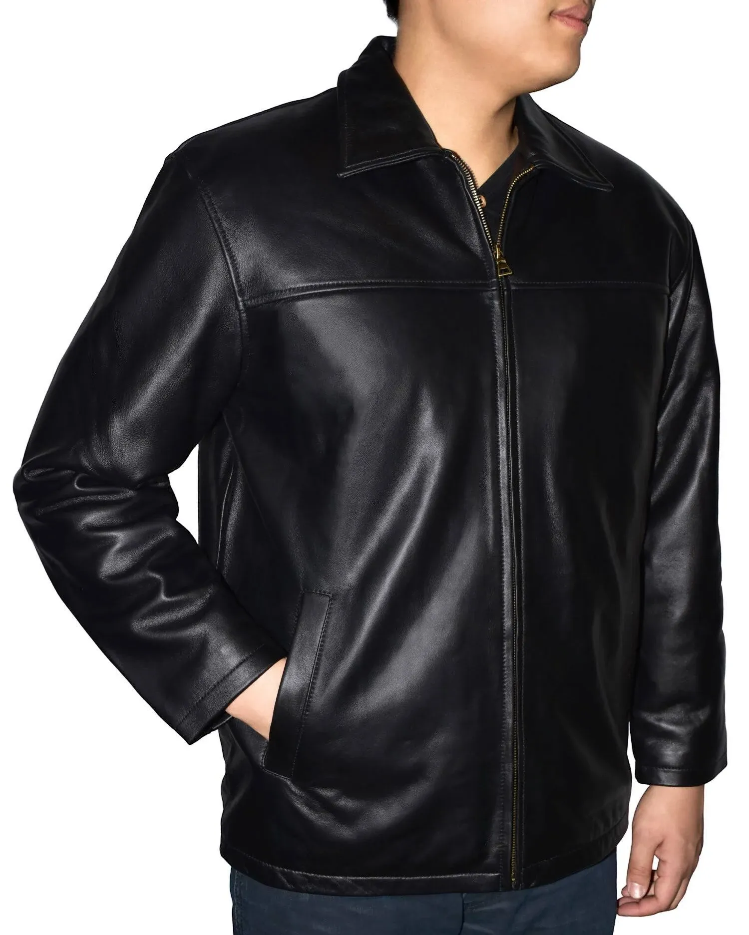 Men's Vintage Leather Lambskin Jacket