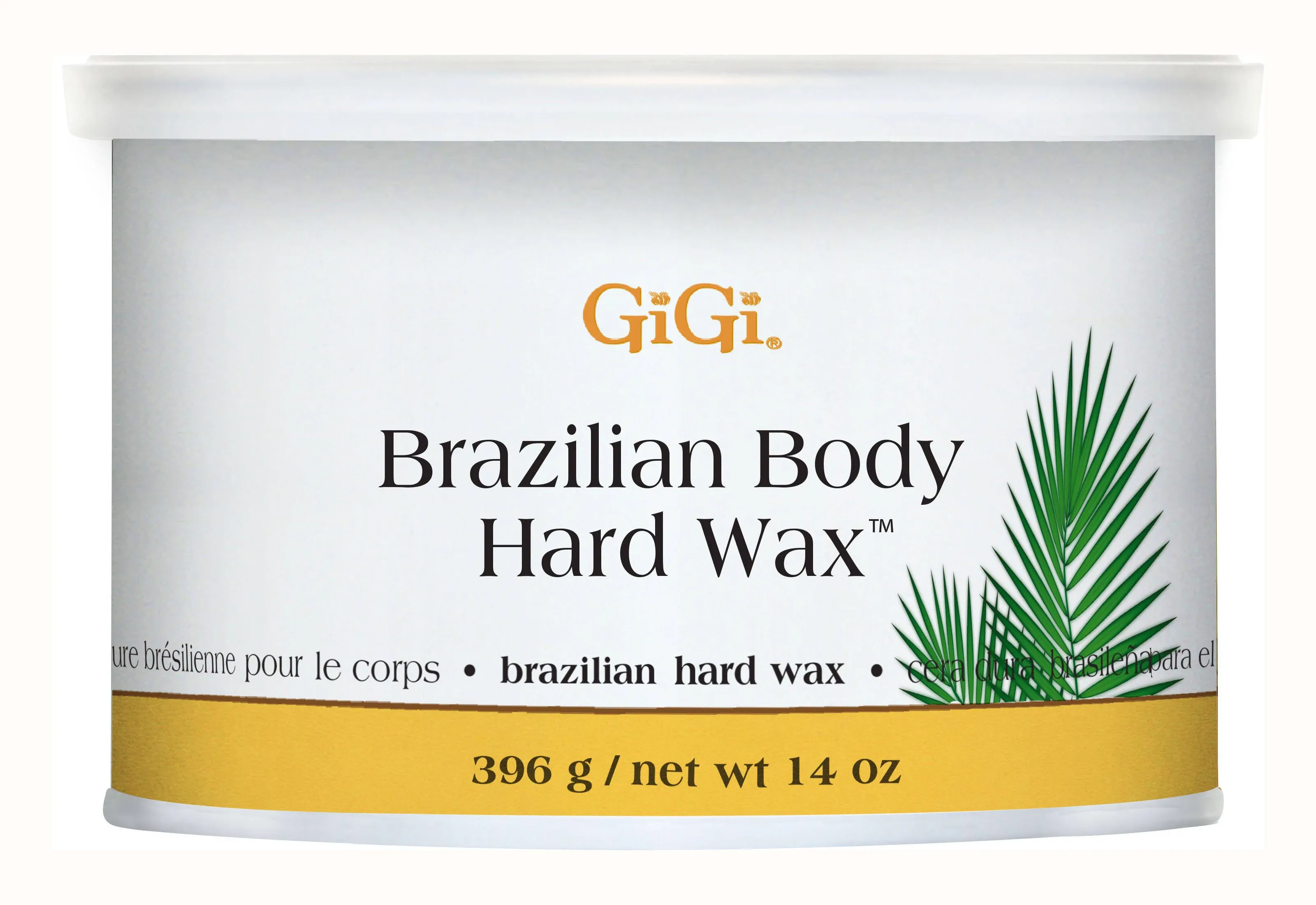 GiGi Brazilian Body Hard Hair Removal Wax - 14 oz tub