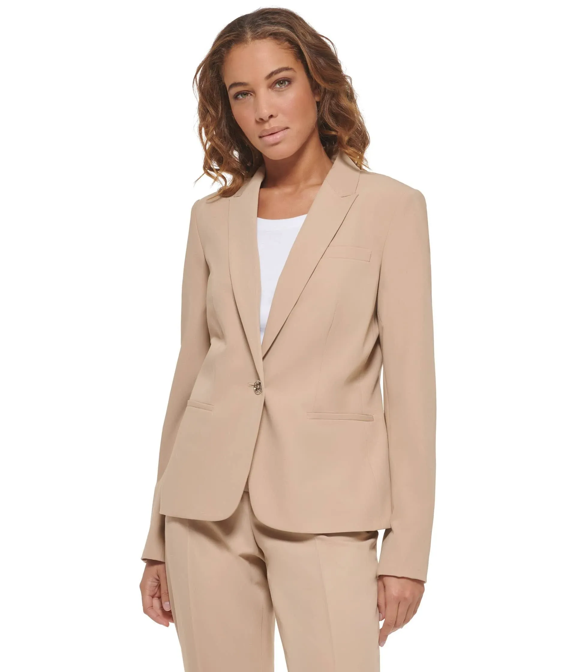 Tommy Hilfiger Women's One Button Blazer