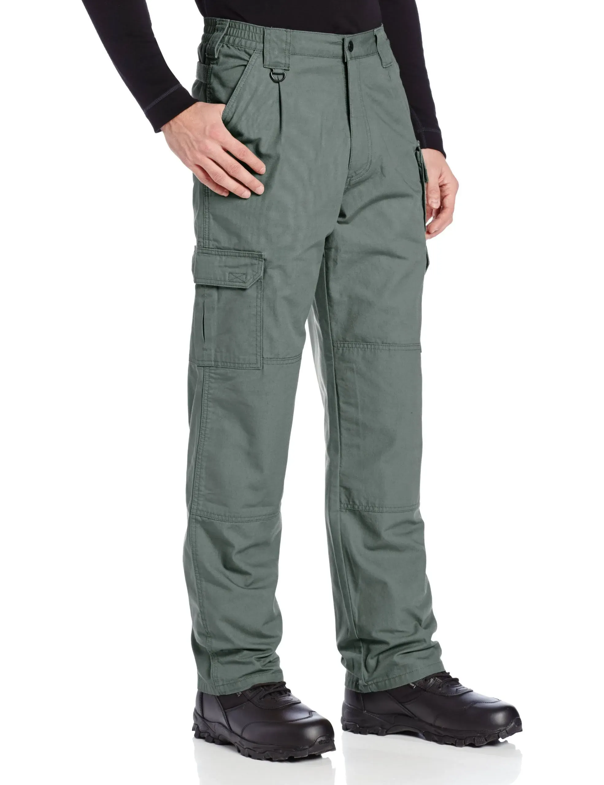 5.11 Tactical Men's Active Work Pants, Superior Fit, Double Reinforced, 100% Cotton, Coyote, 38W x 32L, Style 74251