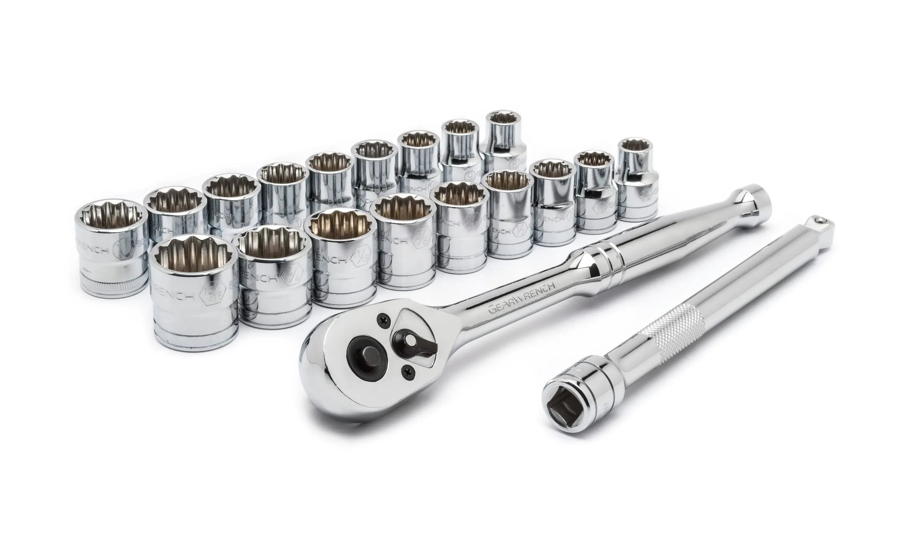 GEARWRENCH SAE/Metric 3/8" Drive Socket Wrench Set