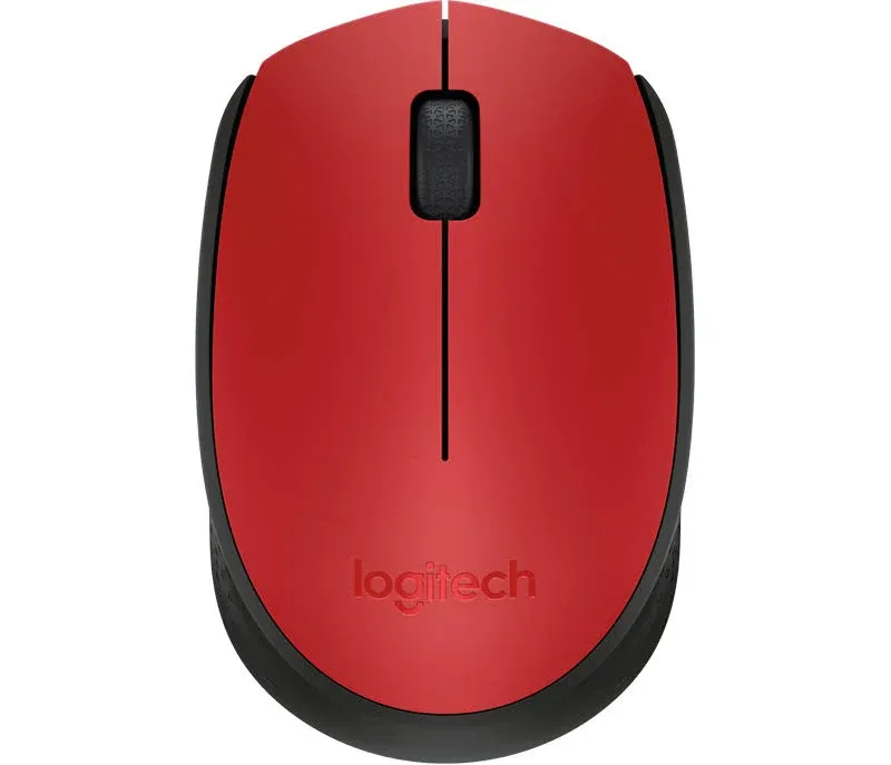 Logitech M170 910-004941 Red 1 x Wheel USB RF Wireless Optical Mouse