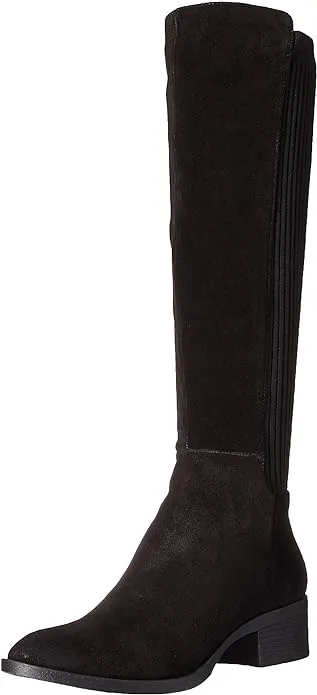 Levon Womens Leather Knee-High Riding Boots