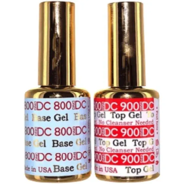 DND DC 800 Base Gel & 900 Top Gel Duo Set