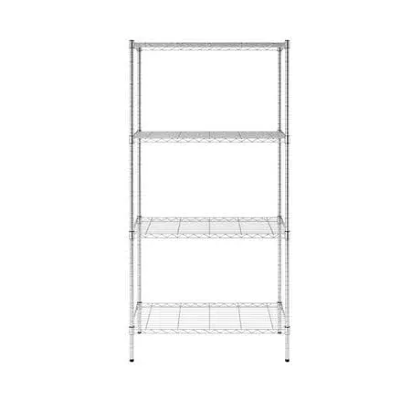 SafeRacks NSF Certified Storage Shelves, Heavy Duty Steel Wire Shelving Unit with Wheels and Adjustable Feet, Used as Pantry Shelf, Garage or Bakers Rack Kitchen Shelving - (18"x48"x72" 5-Tier)