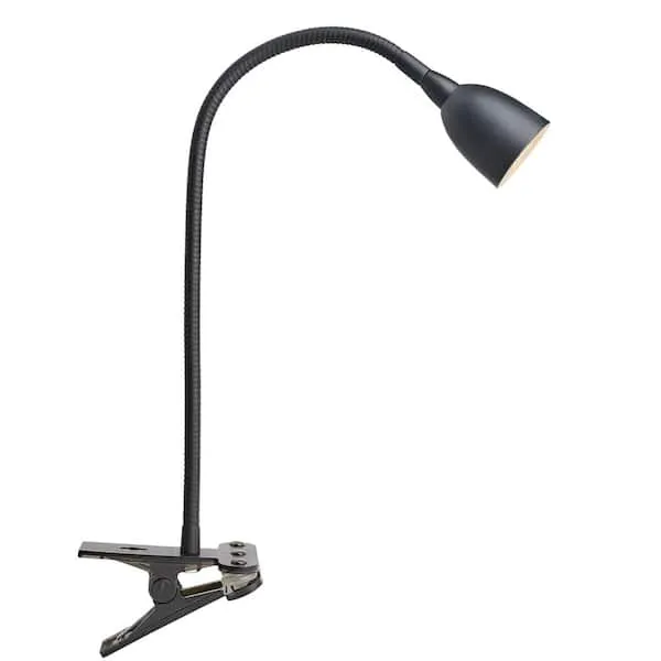 Newhouse Lighting Olivia LED Flexible 22 in. White Clamp Lamp with Dimming and Color Adjustable