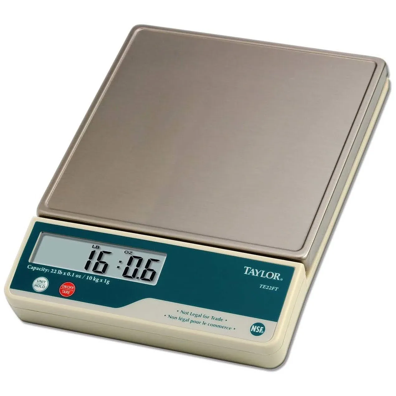 Taylor TE22FT 22 lb. Digital Portion Control Scale