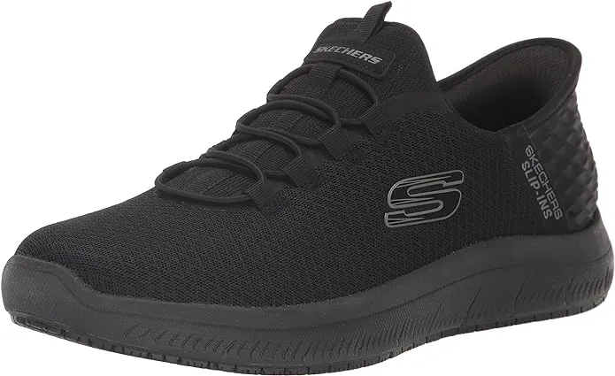 Skechers Summits Colsin Sr Zapatos de trabajo sin cordones para hombre