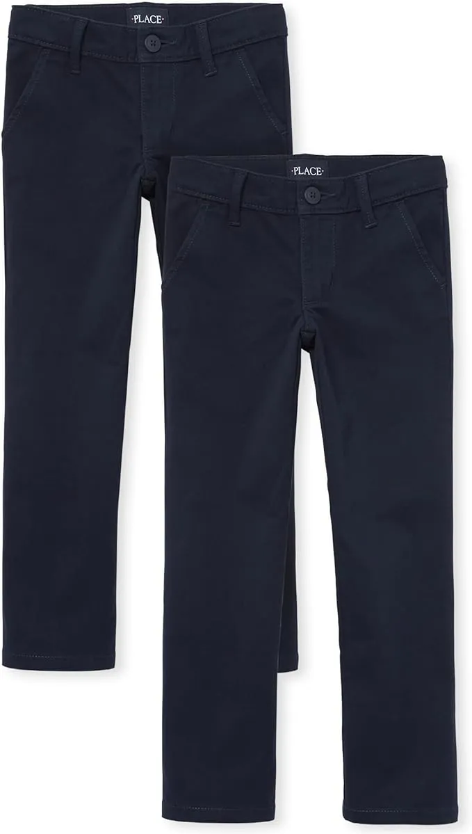 The Children's Place Girls' Uniform Skinny Chino Pants