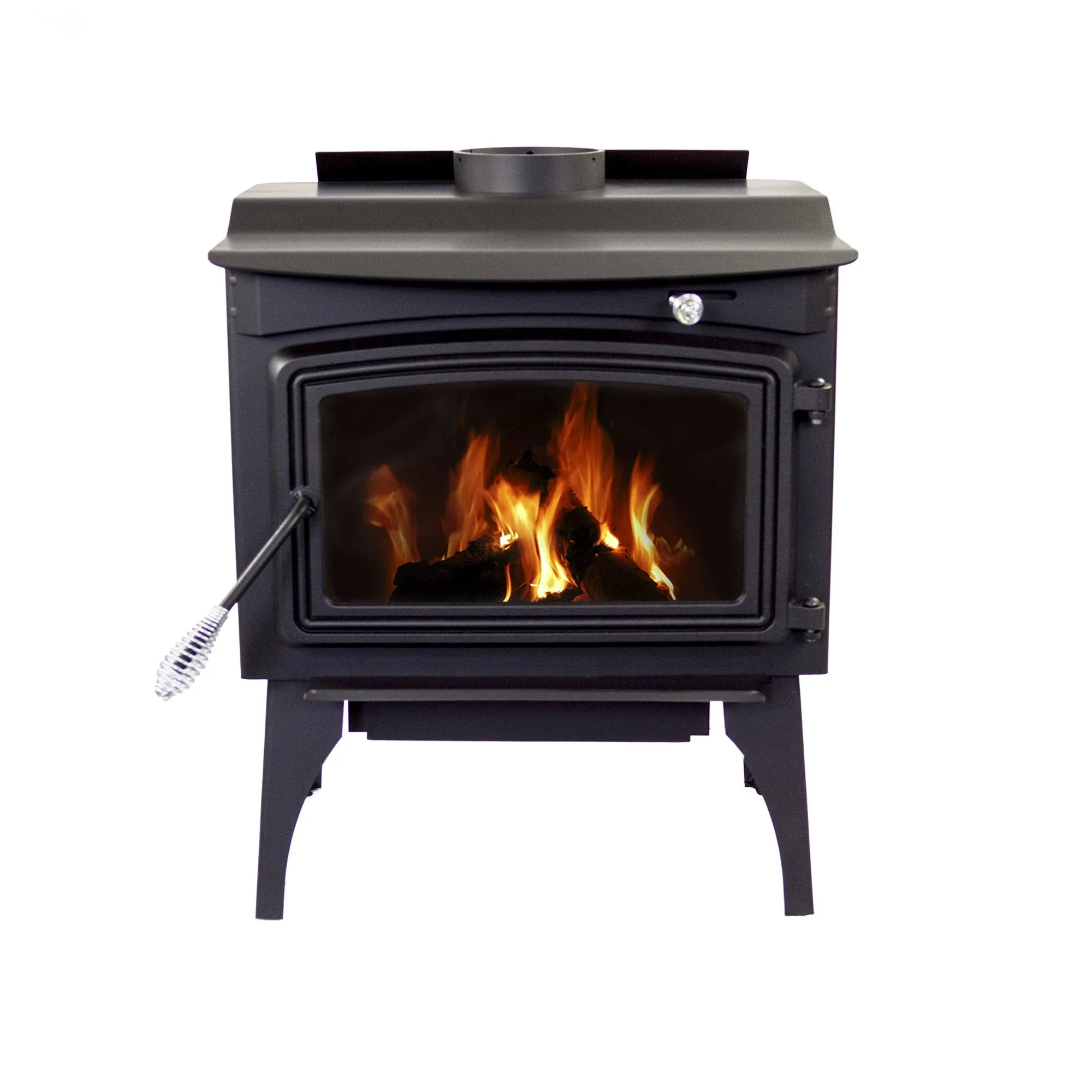 Pleasant Hearth 1800 Sq. ft. Medium Wood Burning Stove with Legs