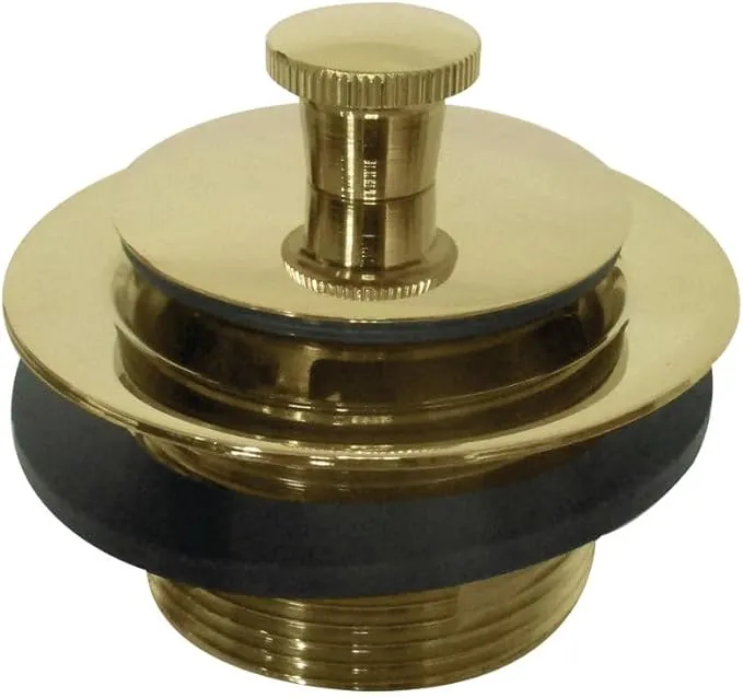 Kingston Brass DLL202 1-1/2" Brass Lift & Lock Drain - Polished Brass