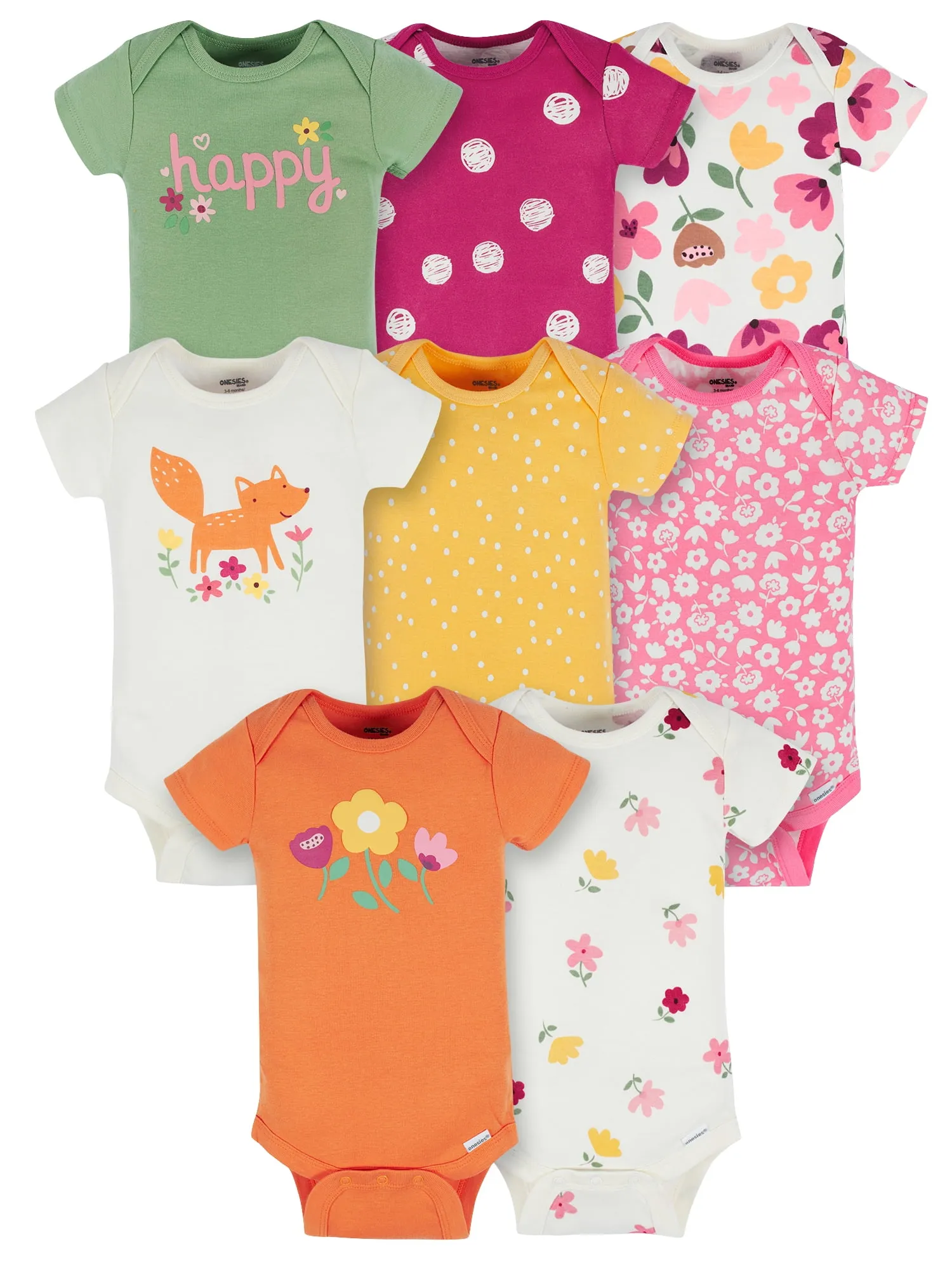 Onesies Baby Girl Short Sleeve Onesies Bodysuits