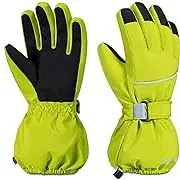 ThxToms Kids Warm Gloves Winter Waterproof Snow Gloves for Ourdoor Sports, Toddler Bulky Ski Gloves for Boys Girls