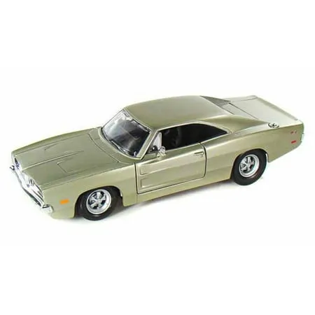 1969 Dodge Charger R/T Champagne Silver - Maisto 31256 - 1/25 Scale Diecast Model Toy Car