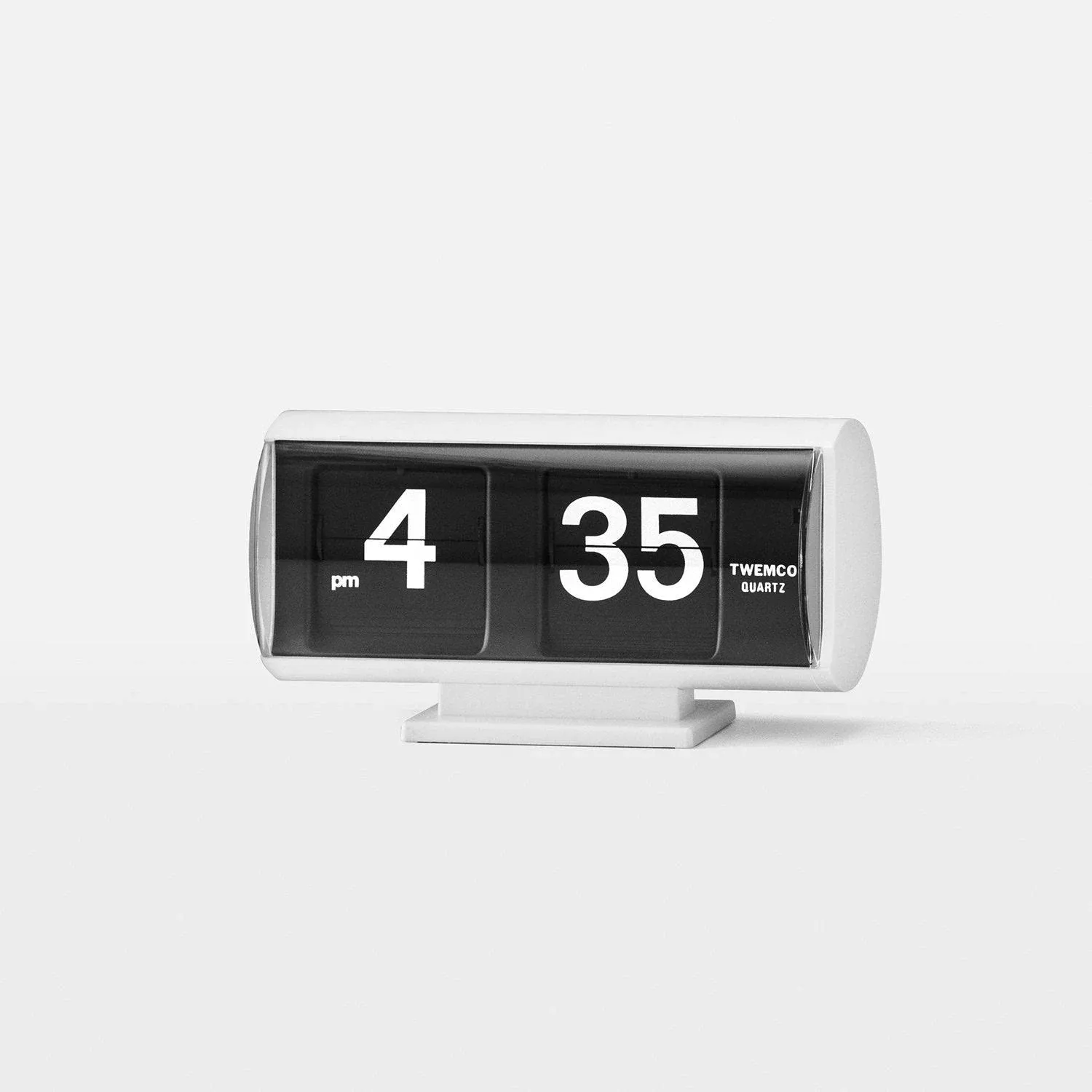 Flip Clock in White by Schoolhouse