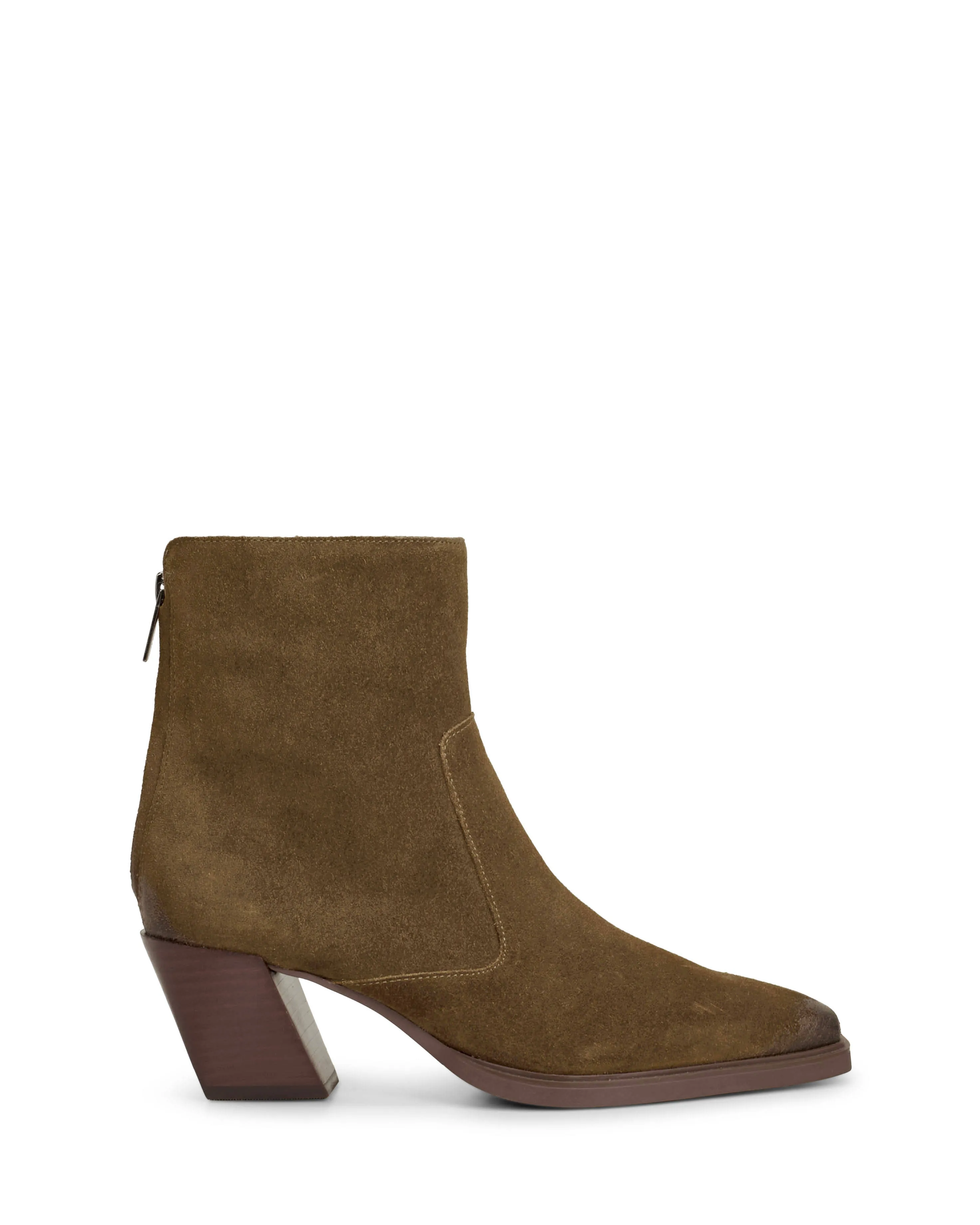 Vince Camuto Western Block Heel Booties