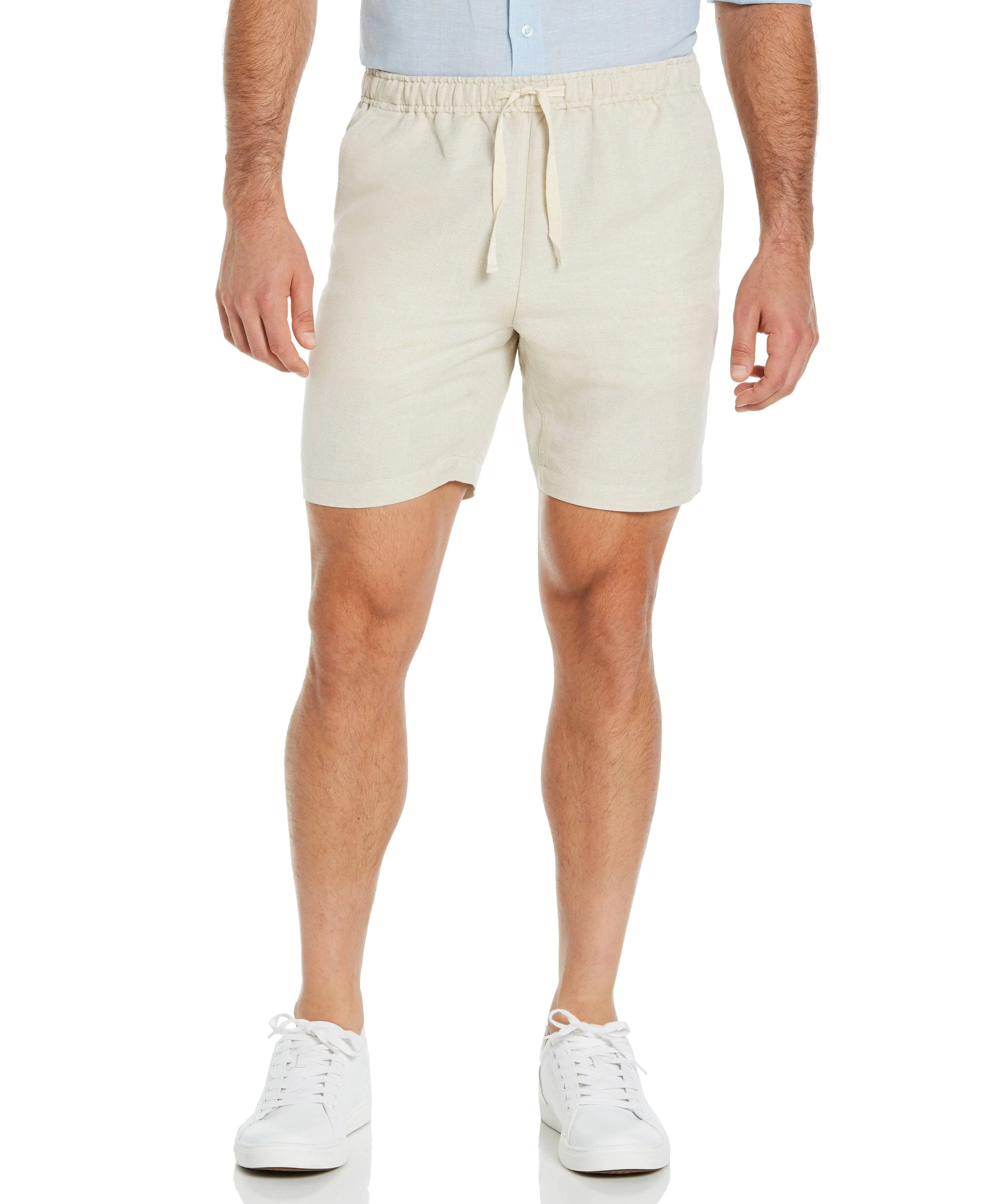 Cubavera Men's Linen-Blend Pull on Drawstring Short