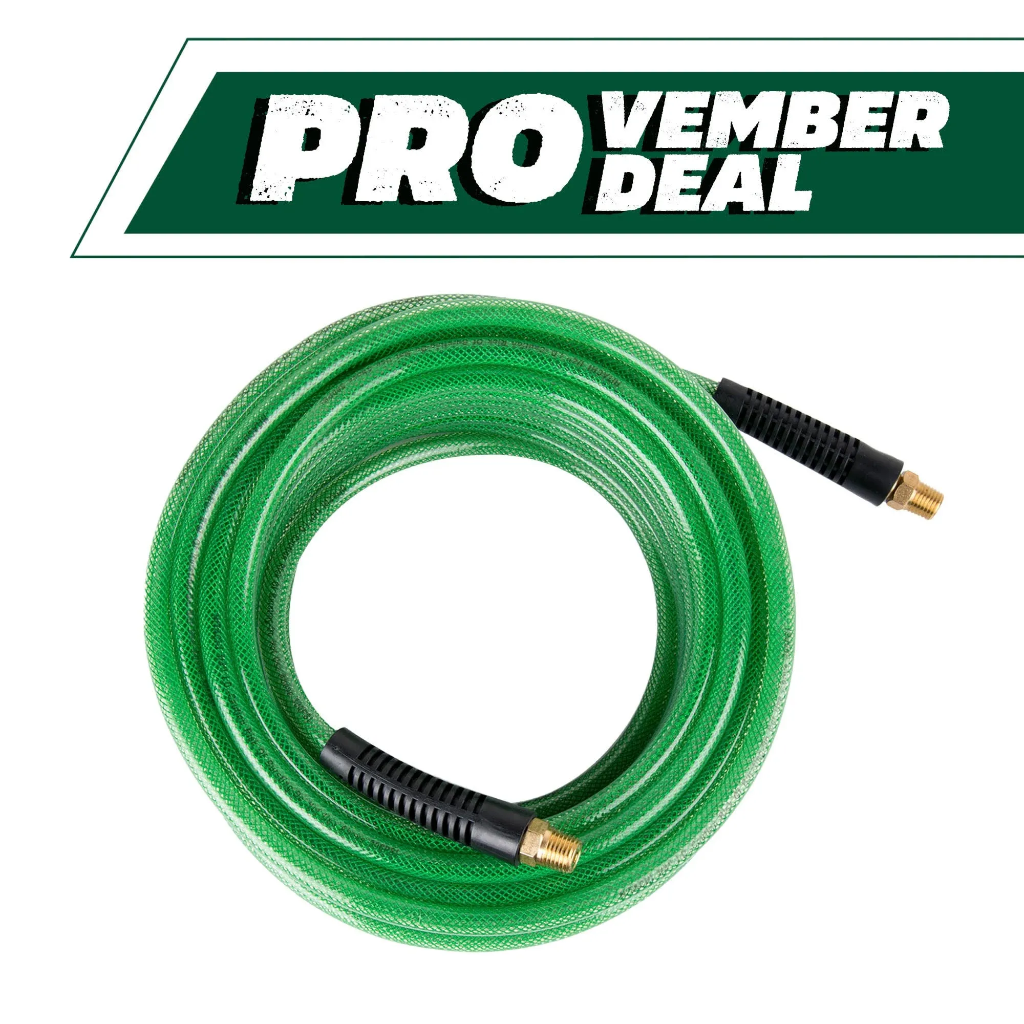 Metabo HPT Air Hose, 1/4-Inch x 50 Ft, Professional Grade Polyurethane, 300 P...