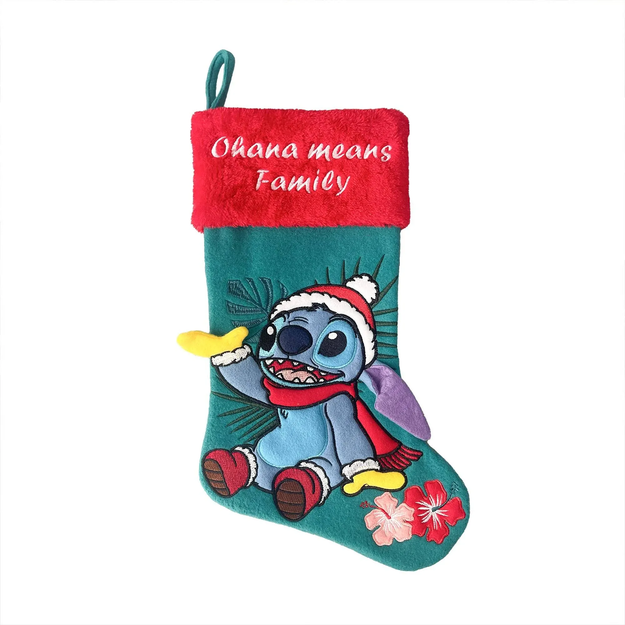 WondaPop Disney Lilo & Stitch: Stitch Applique Christmas Stocking