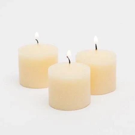 Richland Votive Candles Ivory Vanilla Scented 10 Hour Set of 72, Beige