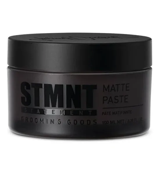 STMNT Grooming Goods Matte Paste 3.38 oz | All Day Strong Hold & High Volume | Hair Clay Paste For Men | Non-Greasy Formula | Texture Paste for Hair | Ideal for Dry & Damp Hair | Mens Hair Styling