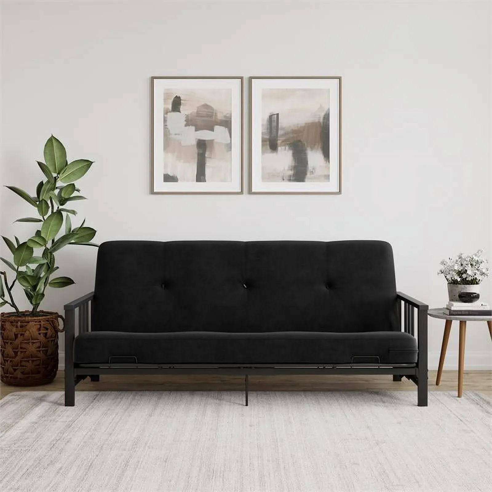 DHP Harlow Full Metal Arm Futon