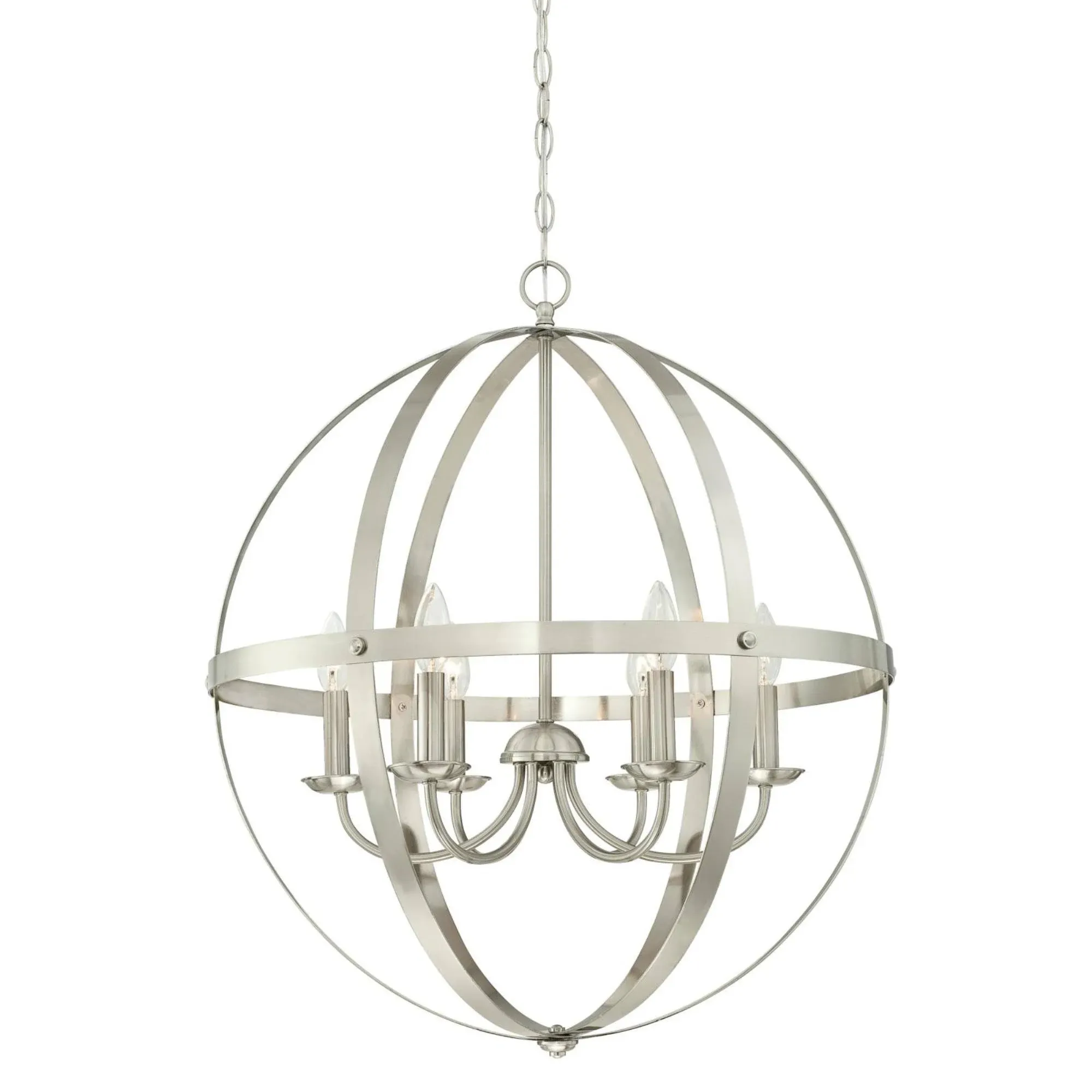 Westinghouse Stella Mira 6-Light Chandelier, Barnwood/Oil Rubbed Bronze