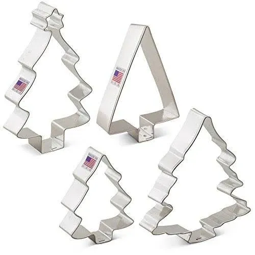 Ann Clark Christmas and Holiday Tree Cookie Cutters