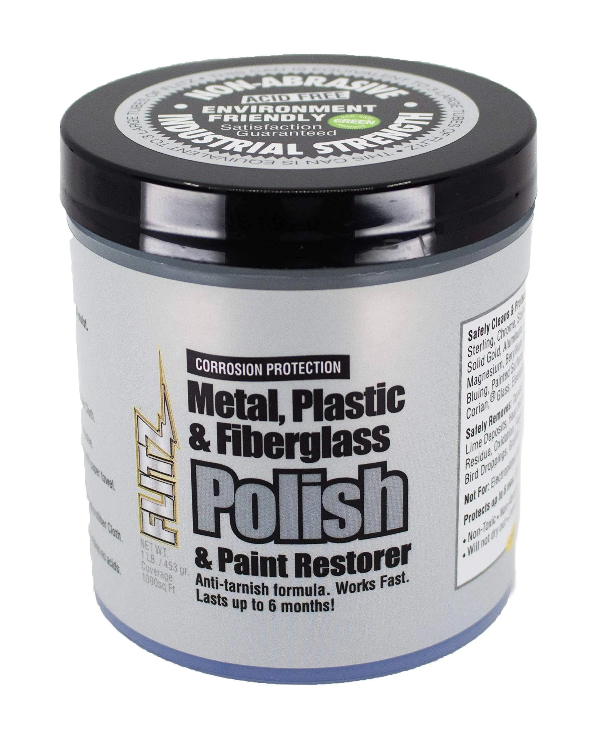 Flitz - Metal, Plastic & Fiberglass Polish Paste - 1.0lb