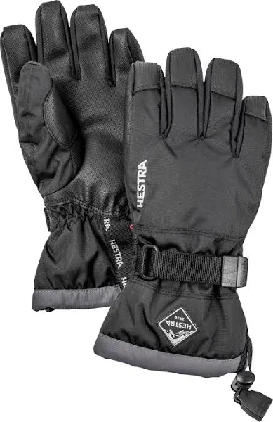 Hestra Army Leather Heli Ski Glove - Black - 11