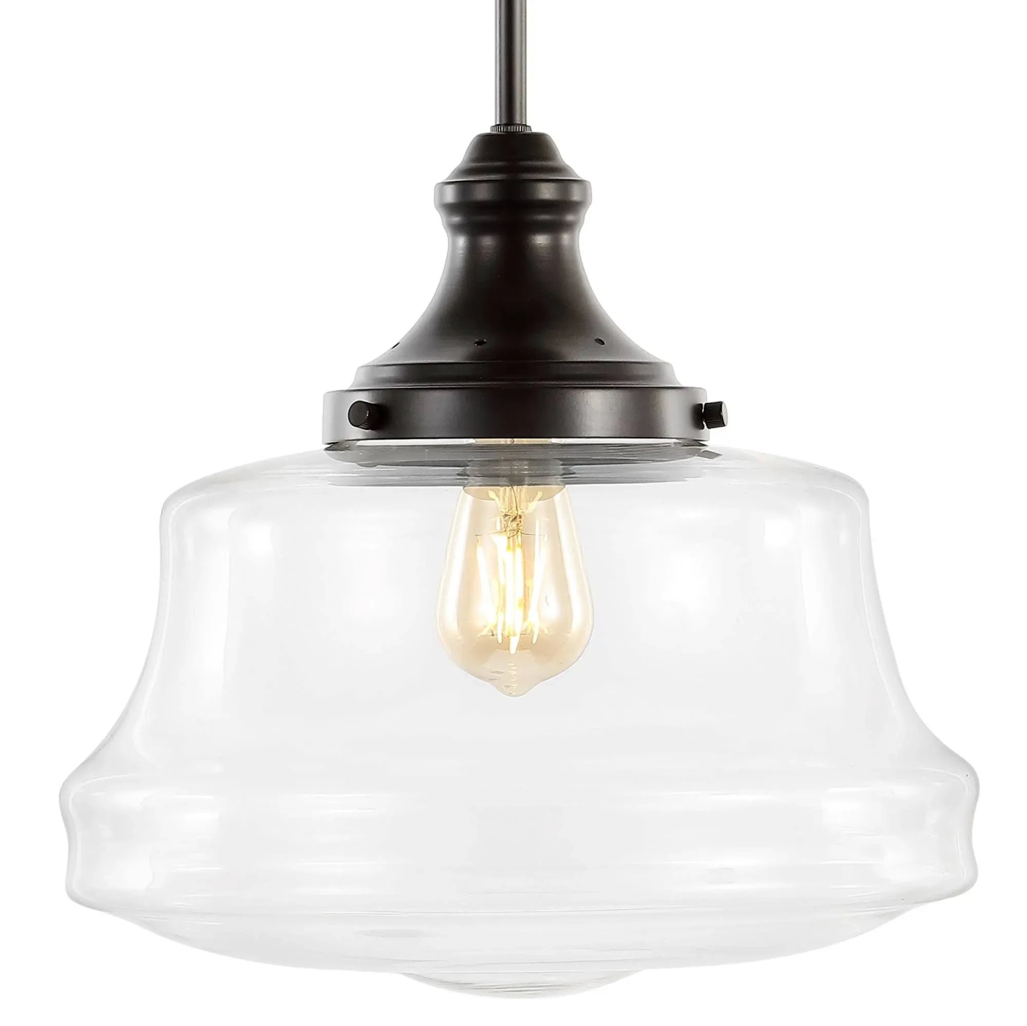 JONATHAN Y Bohemian Schoolhouse LED Pendant