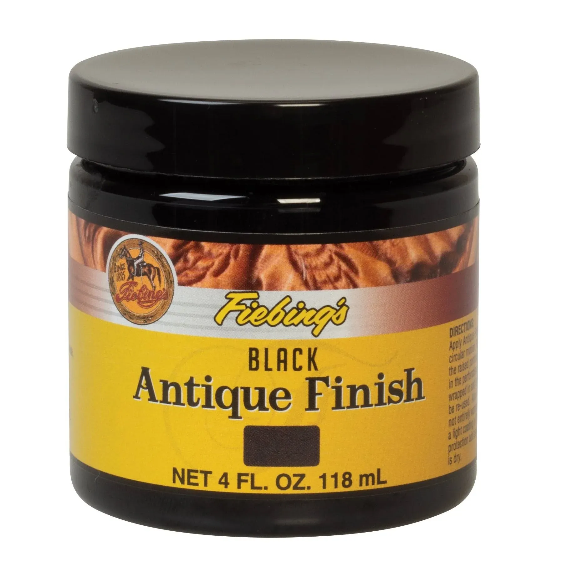 Fiebing S Dark Brown Antique Finish Paste 4oz