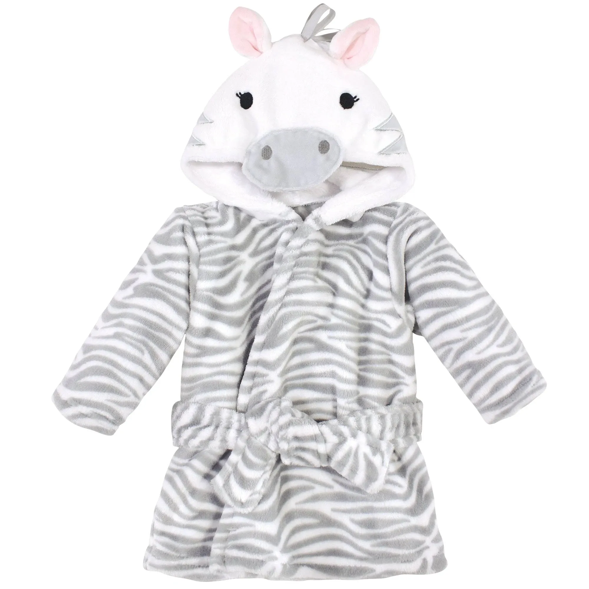 Hudson Baby Unisex Baby Plush Animal Face Bathrobe